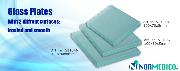 Normedico Glass Plates, 511546-48