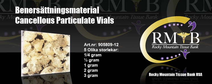 RMTB Cancellous Particulate Vials, 905809-12