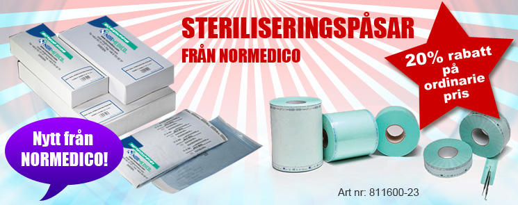 Normedico Steriliseringspåsar, 811600-23